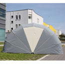 Motobox a Chiocciola Copertura Box in PVC per Moto Scooter - 280x130xh140 cm\/Grigio Maddi