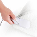 Coperta Termica Elettrica Matrimoniale 120W Kooper Pisolona Alveare Grigia