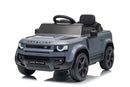 Macchina Elettrica per Bambini Licenza Land Rover Defender Small 12V con Telecomando Grigio