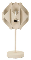 Lampada da Tavolo Space Ø28x57 cm in Ferro Crema      
