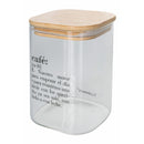 Set 3 Barattoli Sale Zucchero e Caffè 1 Litro in Vetro VdE Tivoli 1996 Spagnolo Trasparente