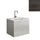 Mobile Lavatoio Sospeso Vasca Zeus in MineralMarmo Apertura a Cassettone 60x48x50 cm Olmo Scuro