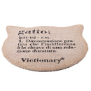 Zerbino "gatto" 70x1,5x40 cm in Cocco e PVC VdE Tivoli 1996 