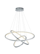 Lampada a Sospensione da Interno a LED in Metallo Nickel Opaco