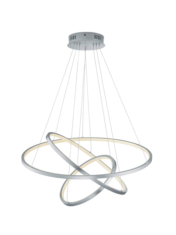 prezzo Lampada a Sospensione da Interno a LED in Metallo Nickel Opaco