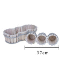 Set Fioriera con 2 Fioriera 37 cm Calcinata