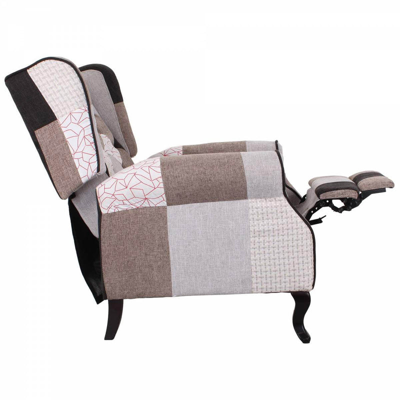 Poltrona Relax Reclinabile in Tessuto Elegant