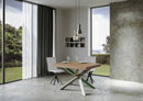 Tavolo Allungabile 140-400x90x77 cm Volantis Quercia Natura Telaio 4A 