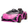 Macchina Elettrica per Bambini 12V con Licenza Lamborghini Sian FKP 37 Rosa