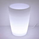 Vaso Luminoso da Giardino a LED Ø40 cm in Resina 5W Cypress Bianco Freddo