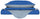 Copripiumino con Sacco e Federe Doubleface Royal\/Azzurro