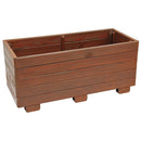 Fioriera da Giardino in Legno 92x40xH40cm Rama Pine Marrone