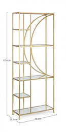 Libreria 6 Ripiani Elenor in Metallo