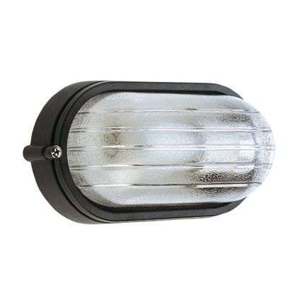 online Lampada Plafoniera Ovale Grande Colore Nero per Esterno Linea Industriale Sovil