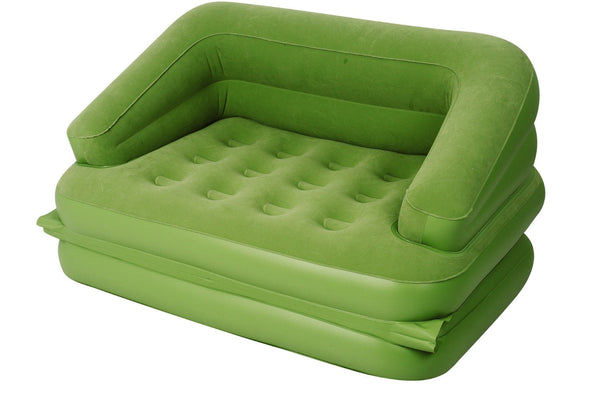 sconto Divano Letto Materasso Gonfiabile 5 in 1 con Pompa e Borsa Jilong Sofa Bed Verde