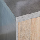 Mobile TV Moderno 120x40x44 cm in Truciolare Grigio