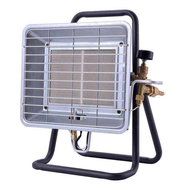 Stufa a Gas Gpl da Interno con Supporto 3,5kW Qlima FGHX145 Silver e Nero Seconda Scelta online