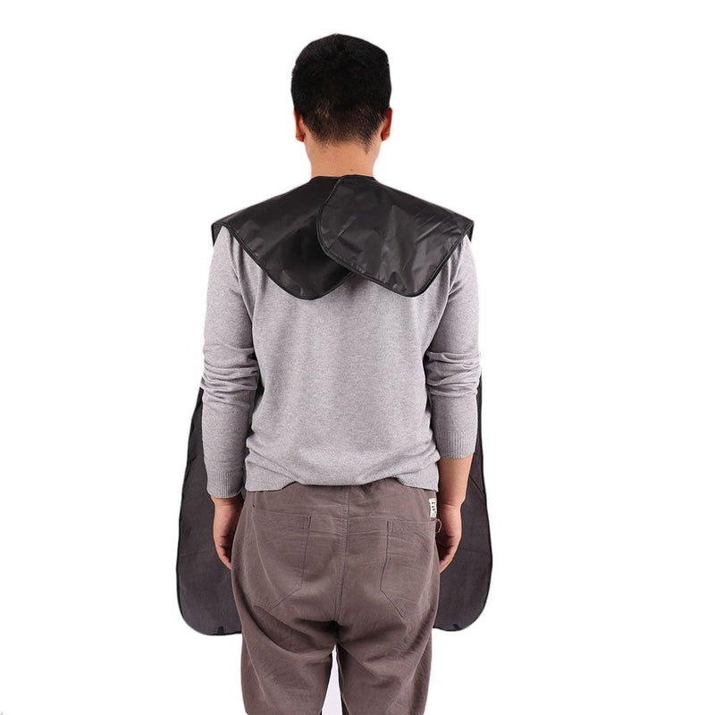 Grembiule mantella raccogli peli per barba con ventose