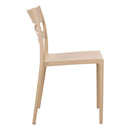 Set 6 Sedie 81x46x52 cm in Polipropilene Tortora