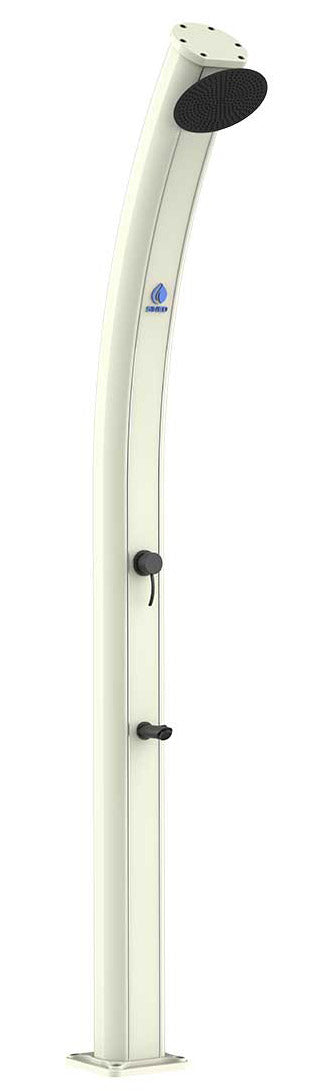 sconto Doccia Solare da Giardino 35L Miscelatore e Lavapiedi Sined Dafne Bianca