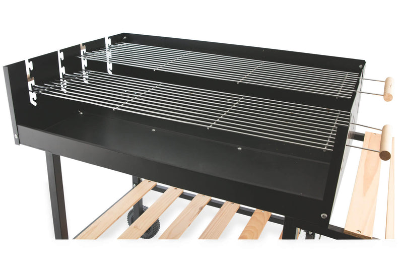 Barbecue a Carbone con 2 Griglie in Acciaio Soriani Sun-Day