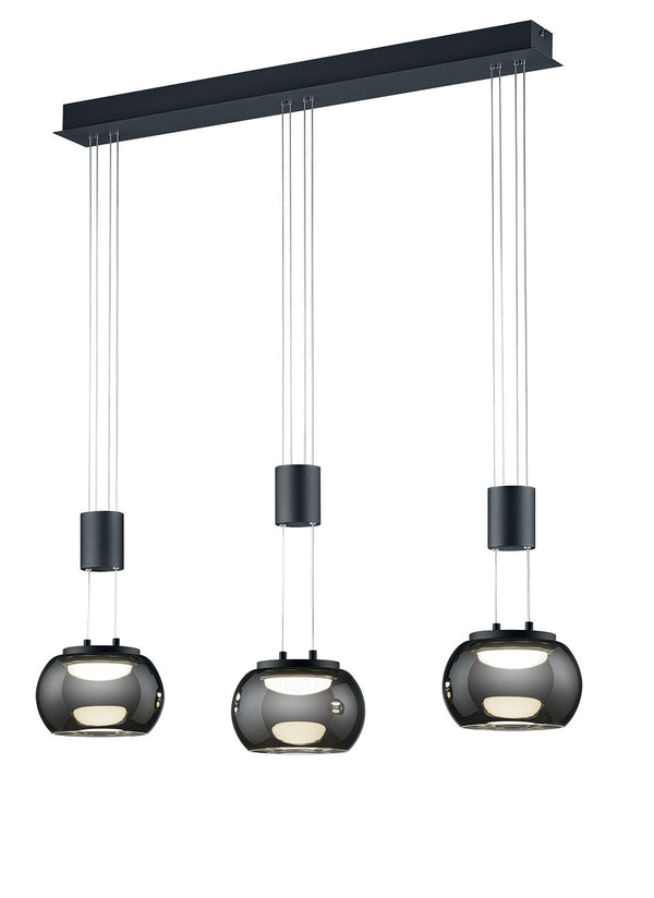 Lampada a Sospensione da Interno a LED in Alluminio Nero Opaco acquista