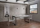 Tavolo Allungabile 180-440x90x77 cm Tecno Evolution Bianco Frassino