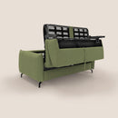 Divano Letto 2 Posti 175x95x96 cm in Tessuto Verde