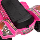 Quad Elettrico per Bambini 18-36 Mesi con Batteria Ricaricabile 6V 70x42x45 cm in Metallo e PP Rosa