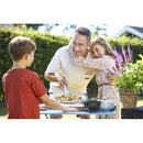  Forno per Pizza a Gas 13' Fino a 450° 34x34 cm con Pietra Refrattaria e Copertura