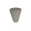 Vaso Piccolo Iris Ø19x22 cm in Fibra sintetica Antracite