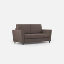 Divano 2 Posti 152x85x85 cm Yasel in Tessuto Talpa