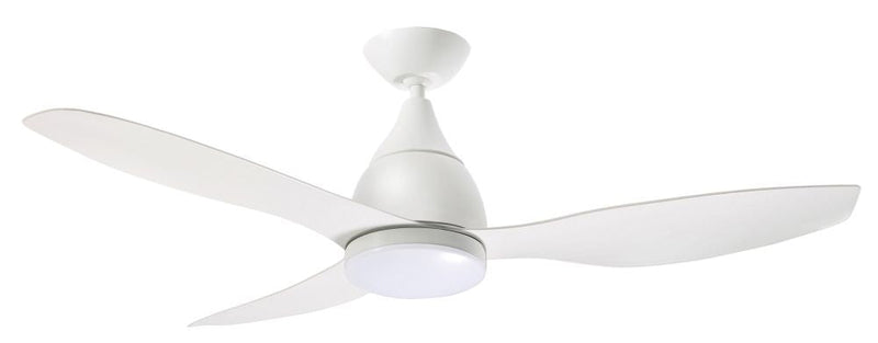 Ventilatore da Soffitto con 3 Pale e LED Ø130 cm 5 Velocità Martec Vantage Bianco