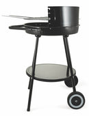 Barbecue a Carbone Carbonella Tondo Ø50 cm con Ruote Soriani Sun-day Nero