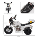 Moto Elettrica per Bambini 6V Bianca