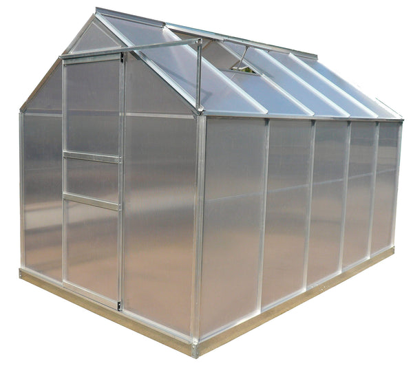 Serra da Giardino 1,9x3,1 m in Alluminio e Policarbonato Alveolare 3,7mm Grigio sconto