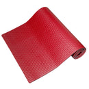 Tappeto per Yoga Fitness 190x91 cm Spessore 8 mm Rosso