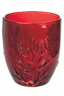 Set 6 Bicchieri Acqua in Vetro 340 ml Villa d'Este Home Tivoli Coral Sunset