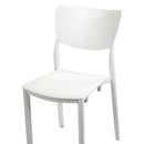 Sedia 44x53xh84 cm in Polipropilene Damla Bianco