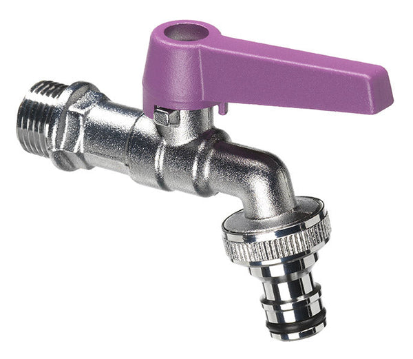 acquista Rubinetto a Sfera per Fontana da Giardino con Leva Colorata Belfer RUB/028 Viola