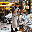 Sgabello Estetista Altezza Regolabile e Seduta Girevole in Finta Pelle Nero    