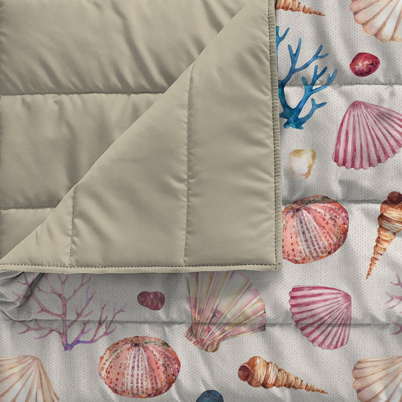 Trapuntino Estivo 100gr con Stampa in Microfibra Marea Varie Misure