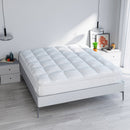 Topper Trapuntato 800 gr/mq con Fascia Coprimaterasso Morfeo Bianco Varie Misure