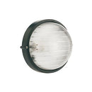 Lampada Plafoniera Tonda Piccola Colore Nero per Esterno Linea Industriale Sovil