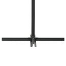 Ombrellone da Giardino a Braccio Inclinabile 295x295x260 cm Apertura a Manovella e Zanzariera Beige   