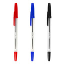 Set 50 Penne ad inchiostro a sfera lunga durata con clip Nero
