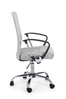 Sedia Poltrona Operativa da Ufficio in Tessuto a Rete Brisbane Grigia