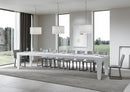 Tavolo Allungabile 130/390x90x77 cm Spimbo Premium Bianco Frassino  