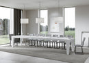 Tavolo Allungabile 180/440x90x77 cm Spimbo Premium Bianco Frassino  