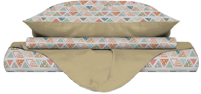 Copripiumino Double Face con Federe Stampato Different Varie Misure